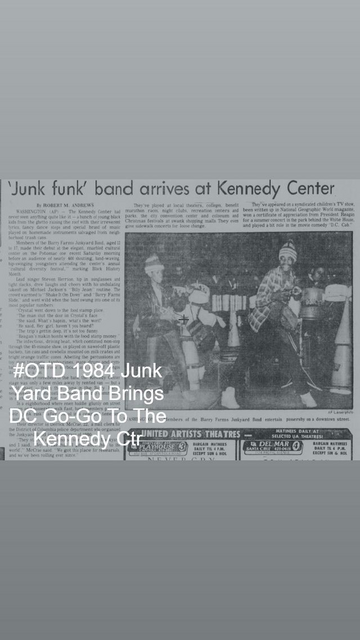 'Junk funk’ band arrives at Kennedy Center  