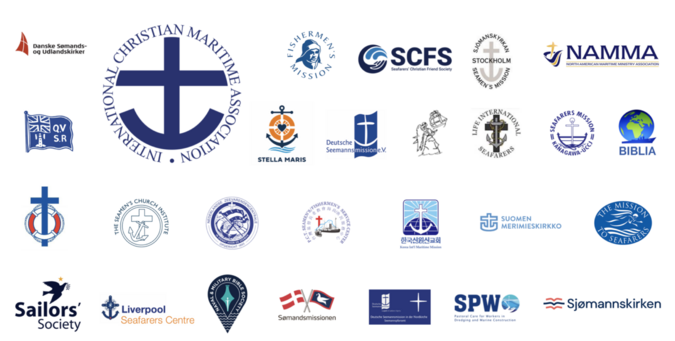 Auf weißem Hintergrund die Logos der ICMA und der 27 Mitgliedsorganisationen