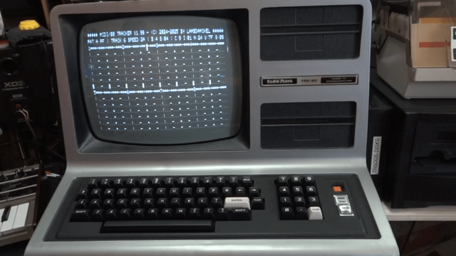 The Radio Shack TRS-80 with MIDI on it