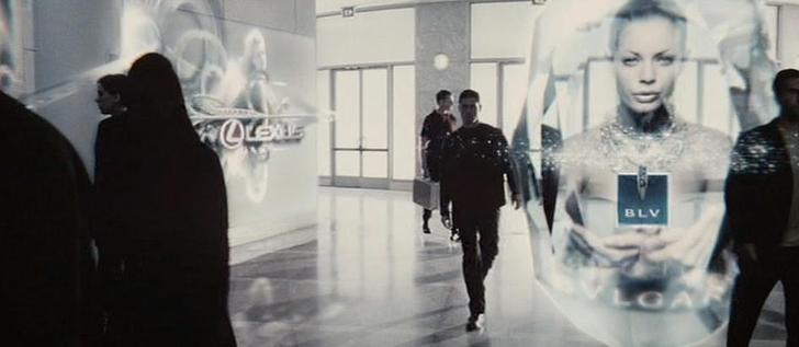 The highly personalized virtual ads in Minority Report for Lexus and other crap