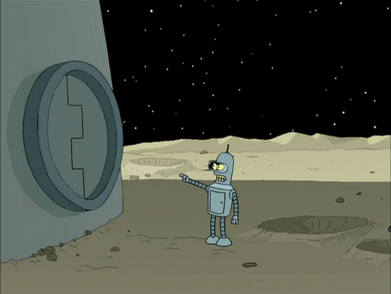 Bender ranting about casinos and hookers